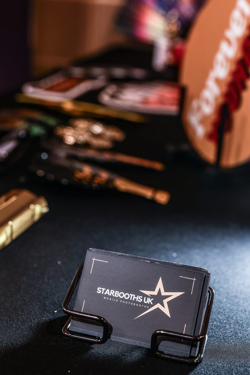 StarBooths UK branded prints and cards